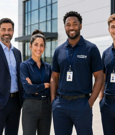 Swiftline careers and operations team visual